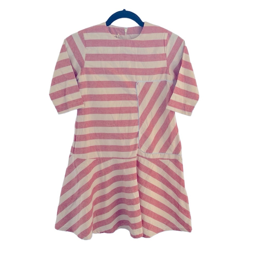 NWT Teela nyc girls Ema striped dress